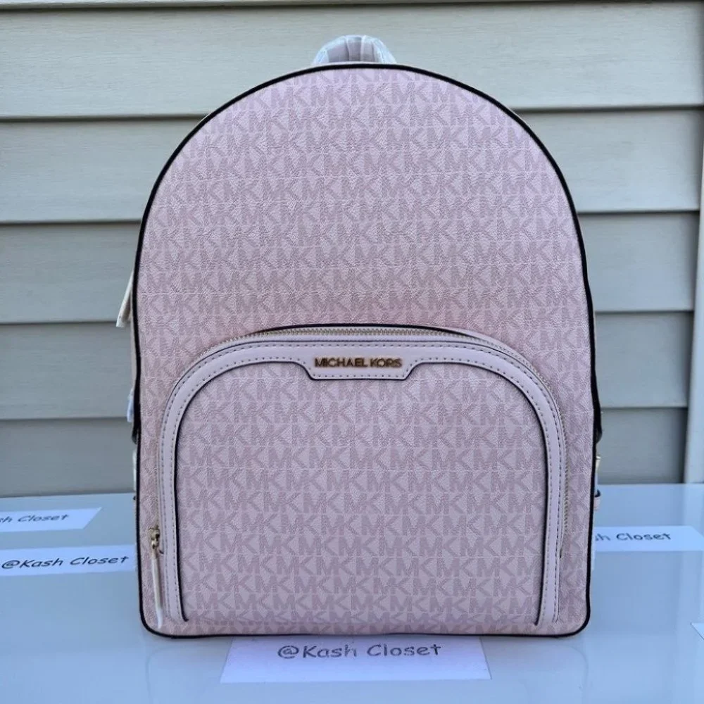 Michael Kors MK Jaycee Large Pocket Backpack - DK Powder Blush